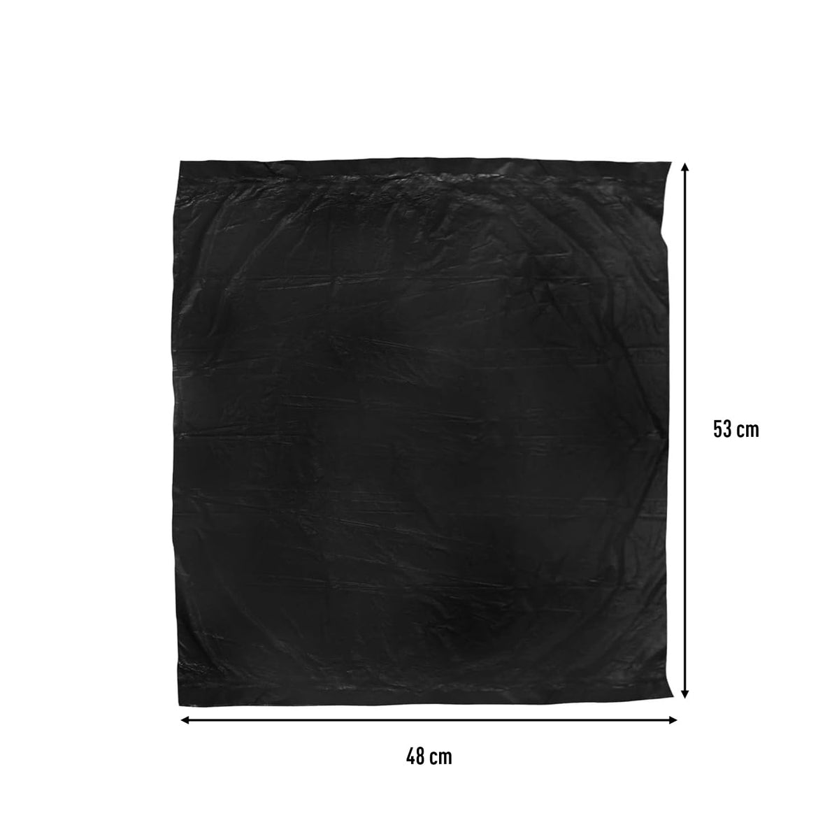 Amazon Brand - Presto! Garbage Bags | Medium | 180 Count | 30 Bags X 6 Rolls | 19 X 21 Inches | For Dry & Wet Waste | Black