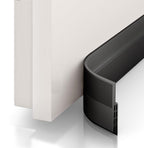 Nirency Door Bottom Seal Strip for Gaps, Waterproof, Dust & Insect Blocker for Door, Self Adhesive Guard for Wooden, Metal & Glass Doors (5 cm X 100 cm) (Black)