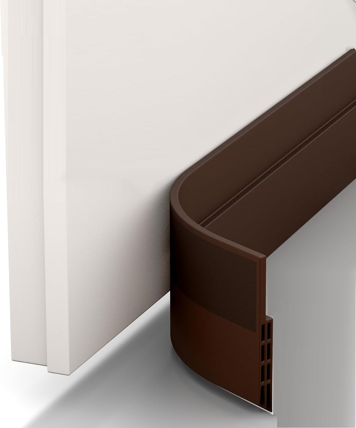 Nirency Door Bottom Seal Strip for Gaps, Waterproof, Dust & Insect Blocker for Door, Self Adhesive Guard for Wooden, Metal & Glass Doors (5 cm X 100 cm) (Black)