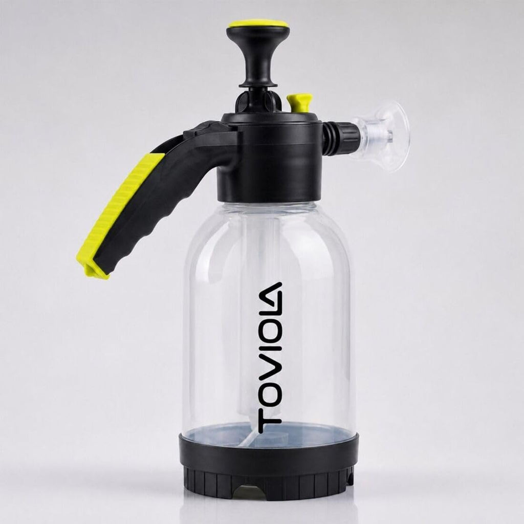 TOVIOLA 2Ltr Foam Sprayer for Car & Bike Washing and Gardening | Home Cleaning – High-Pressure Blaster for Cleaning, Adjustable Nozzle and Long Lasting Foam