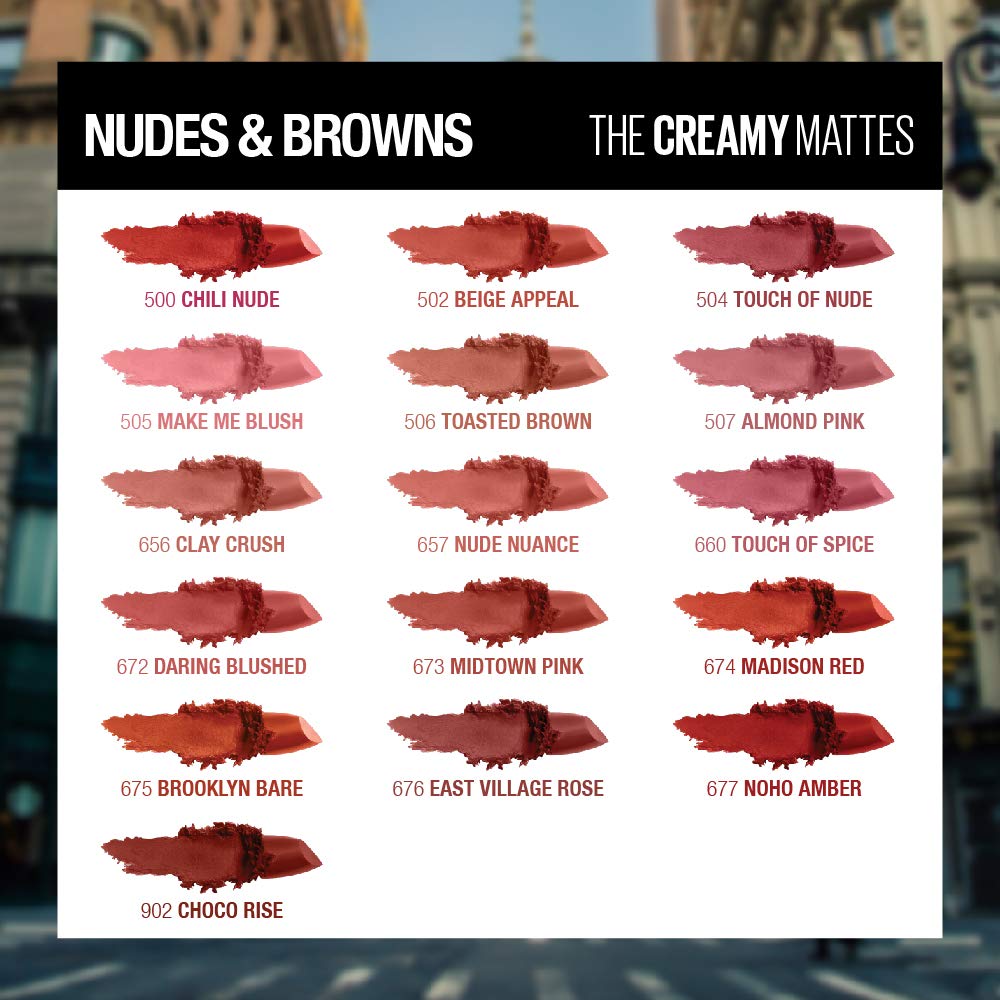 Maybelline New York Color Sensational Creamy Matte Lipstick