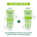 Simple Kind To Skin Refreshing Facial Wash 150 ml | 100% Soap-Free Facewash that doesn't dry out your skin| For All Skin Types
