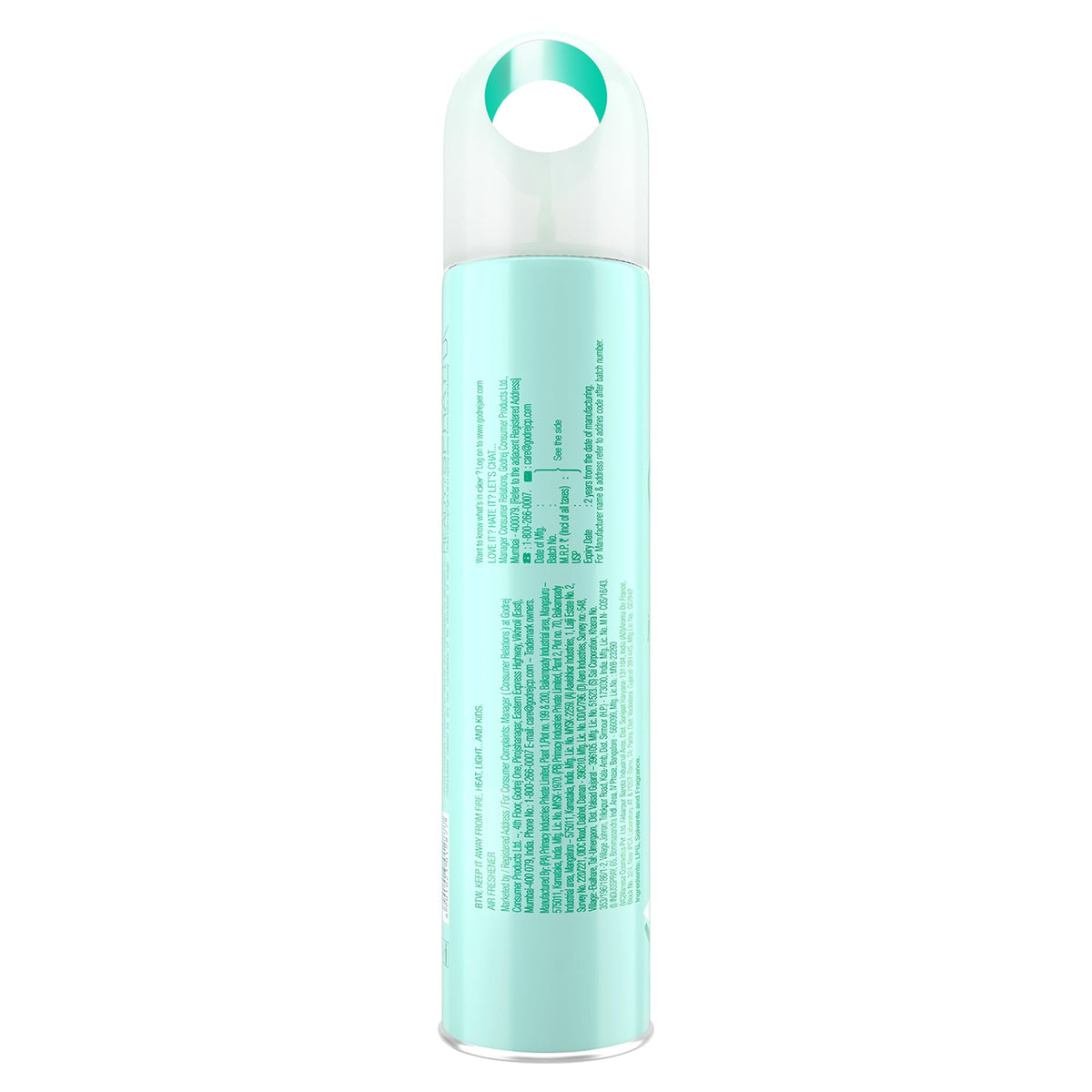 Godrej aer Spray | Room Freshener for Home & Office - Cool Aqua (180 ml)
