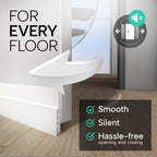 Nirency Door Bottom Seal Strip for Gaps, Waterproof, Dust & Insect Blocker for Door, Self Adhesive Guard for Wooden, Metal & Glass Doors (5 cm X 100 cm) (Black)