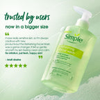 Simple Kind To Skin Refreshing Facial Wash 150 ml | 100% Soap-Free Facewash that doesn't dry out your skin| For All Skin Types