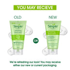 Simple Kind To Skin Refreshing Facial Wash 150 ml | 100% Soap-Free Facewash that doesn't dry out your skin| For All Skin Types
