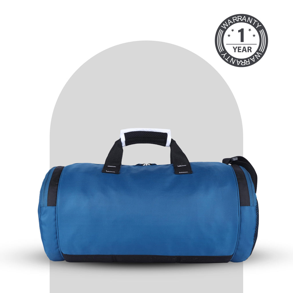 Gear Cross Training 9"/29L Large Water Resistant Duffle Bag | Travel Bag | Gym Bag for Men & Women (Black - Grey)