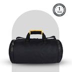 Gear Cross Training 9"/29L Large Water Resistant Duffle Bag | Travel Bag | Gym Bag for Men & Women (Black - Grey)