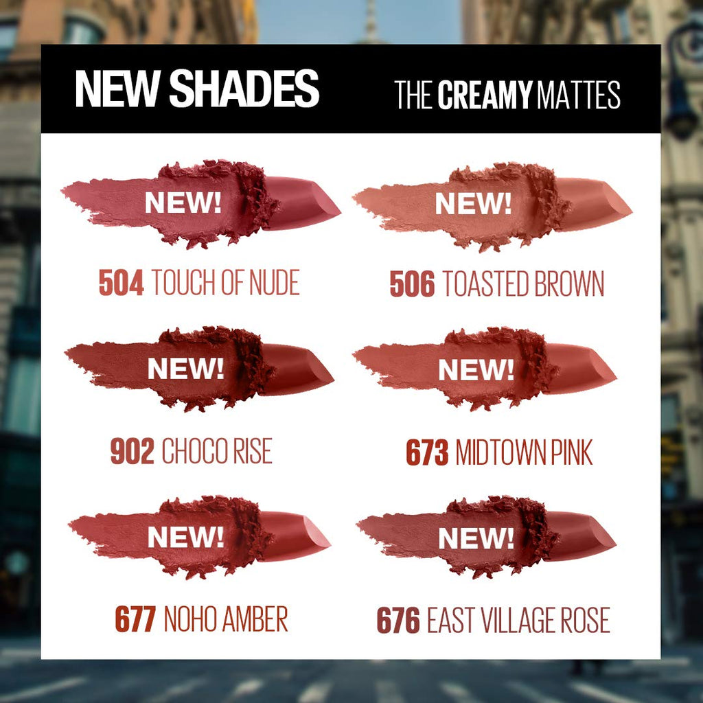 Maybelline New York Color Sensational Creamy Matte Lipstick