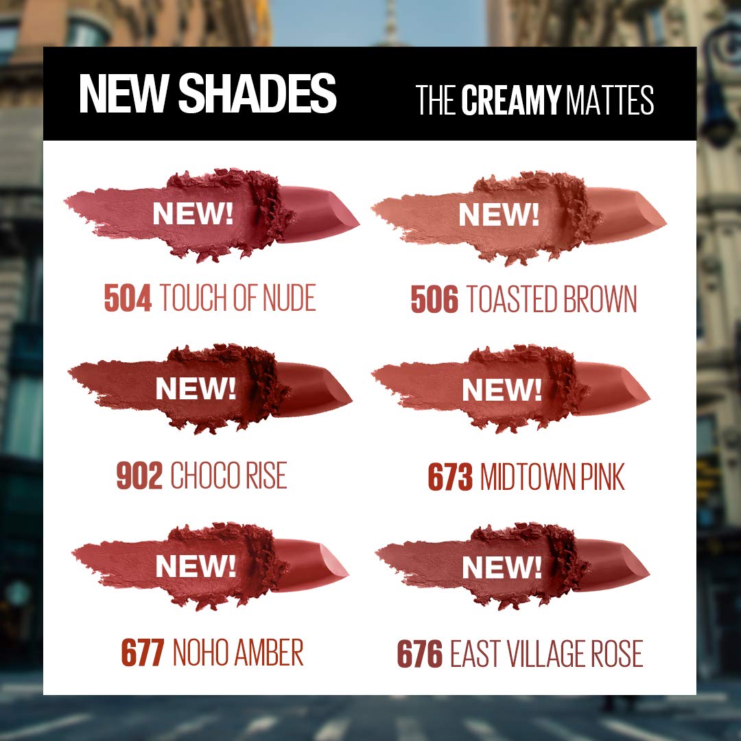 Maybelline New York Color Sensational Creamy Matte Lipstick