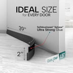 Nirency Door Bottom Seal Strip for Gaps, Waterproof, Dust & Insect Blocker for Door, Self Adhesive Guard for Wooden, Metal & Glass Doors (5 cm X 100 cm) (Black)