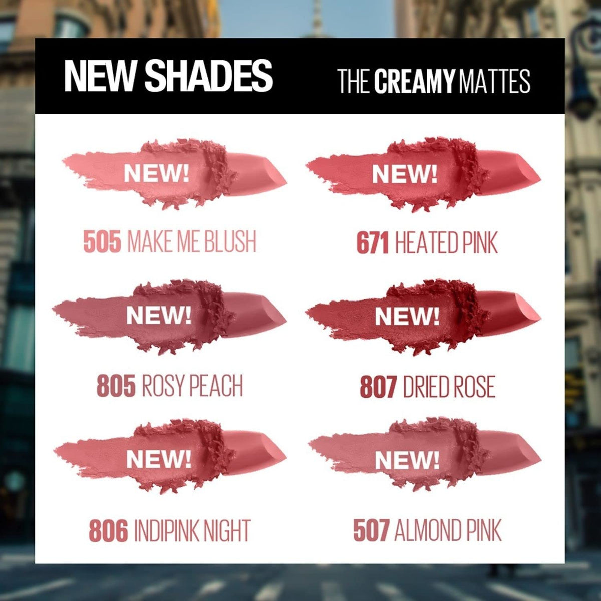 Maybelline New York Color Sensational Creamy Matte Lipstick
