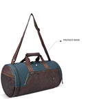 Gear Cross Training 9"/29L Large Water Resistant Duffle Bag | Travel Bag | Gym Bag for Men & Women (Black - Grey)
