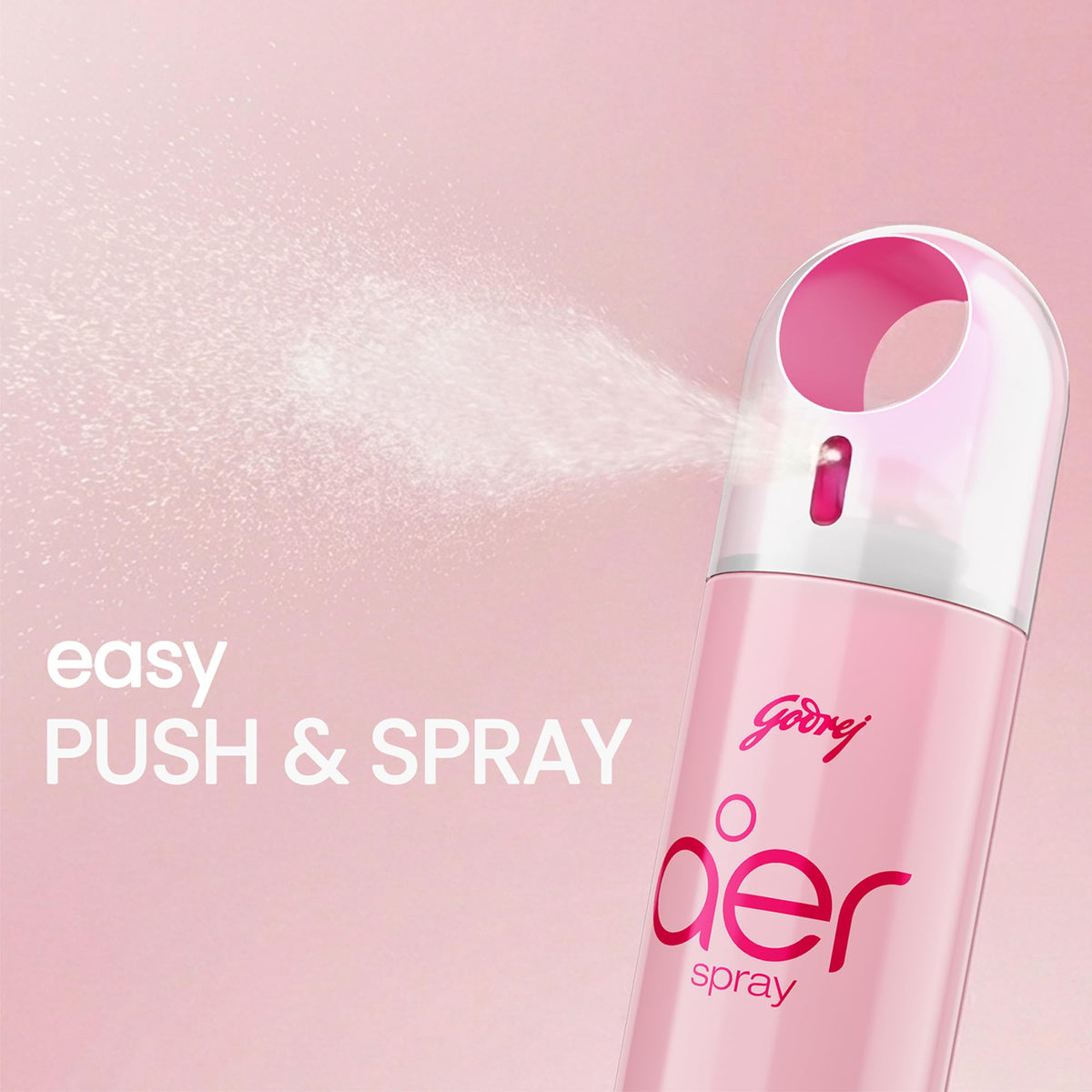Godrej aer Spray | Room Freshener for Home & Office - Cool Aqua (180 ml)