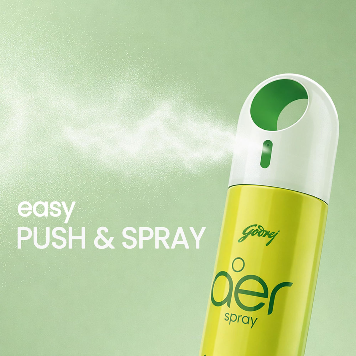 Godrej aer Spray | Room Freshener for Home & Office - Cool Aqua (180 ml)