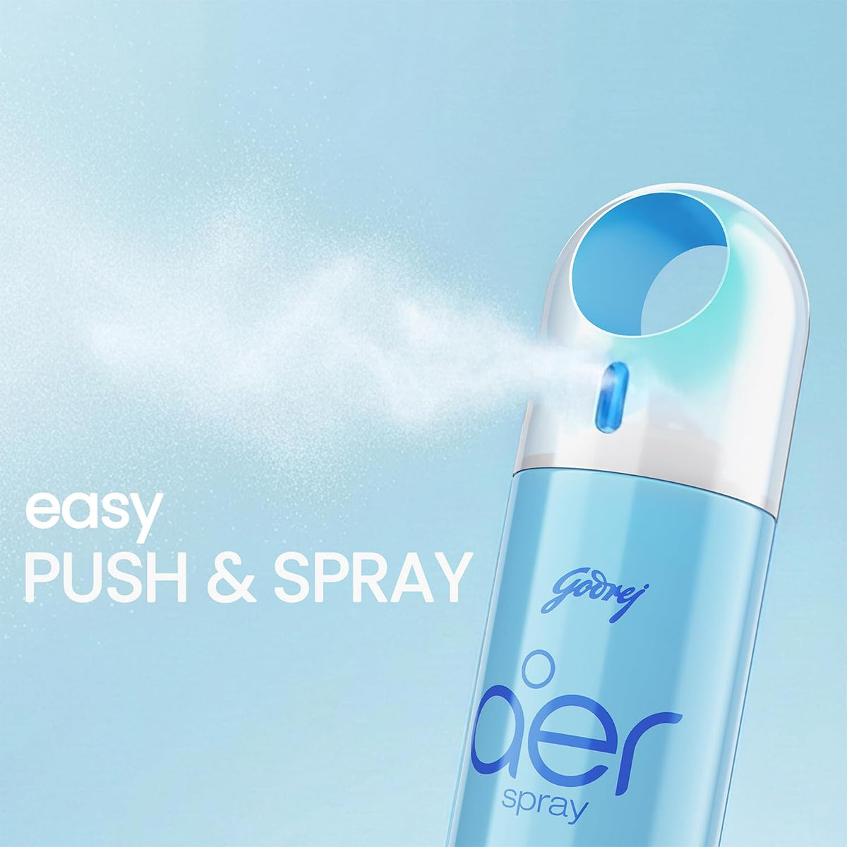 Godrej aer Spray | Room Freshener for Home & Office - Cool Aqua (180 ml)
