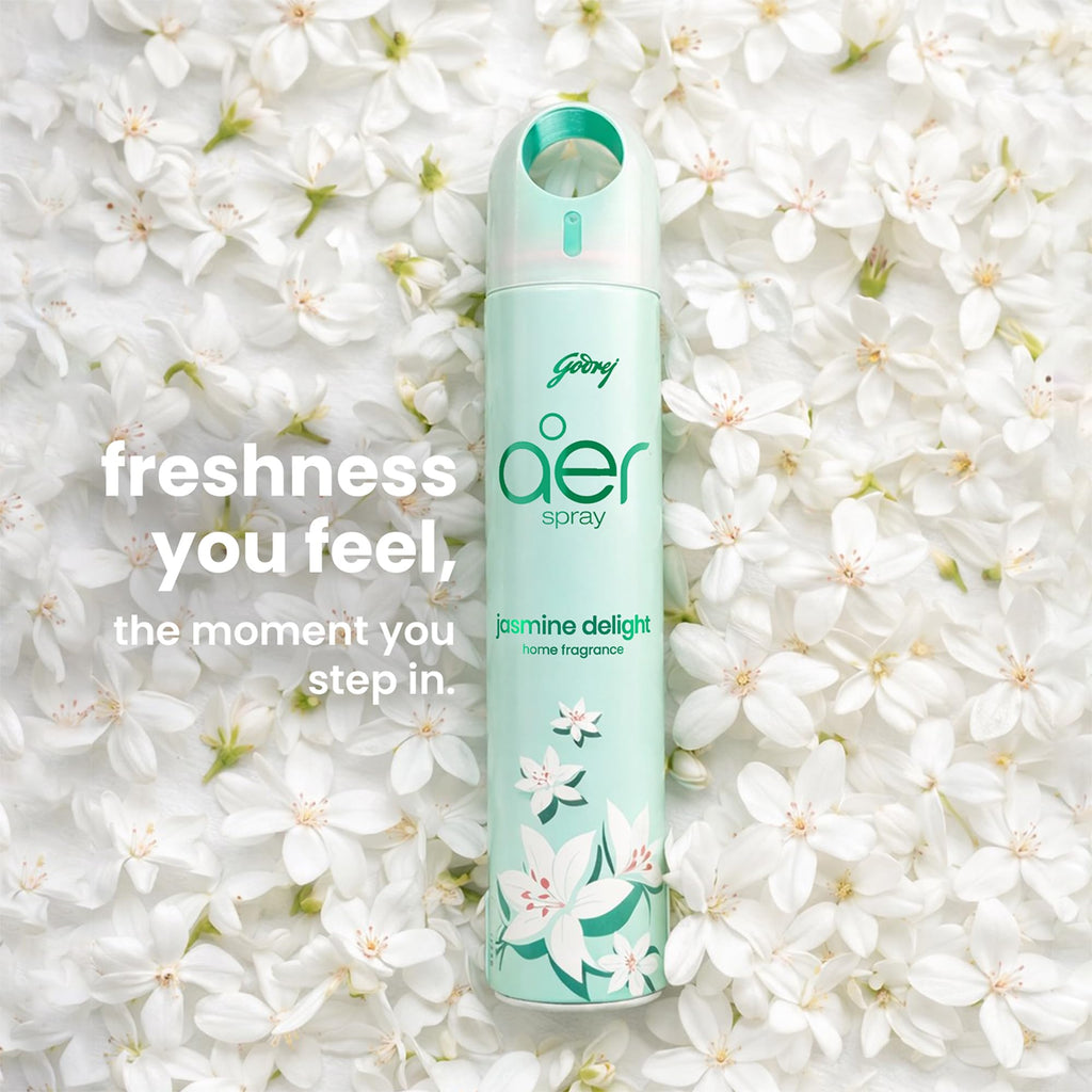 Godrej aer Spray | Room Freshener for Home & Office - Cool Aqua (180 ml)