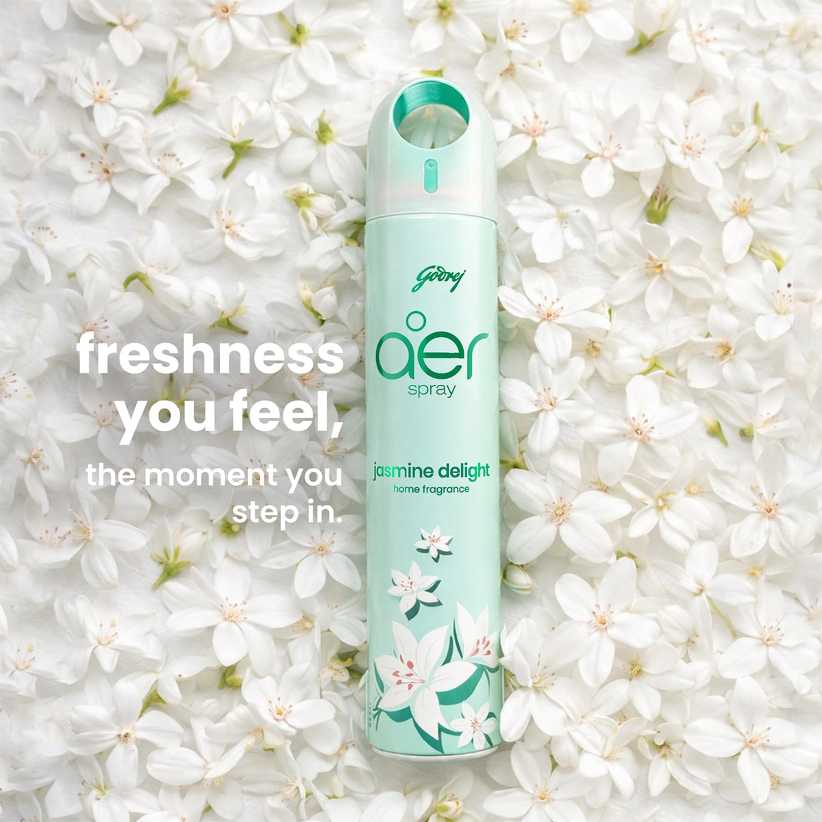 Godrej aer Spray | Room Freshener for Home & Office - Cool Aqua (180 ml)