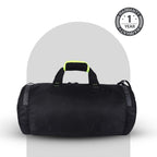 Gear Cross Training 9"/29L Large Water Resistant Duffle Bag | Travel Bag | Gym Bag for Men & Women (Black - Grey)
