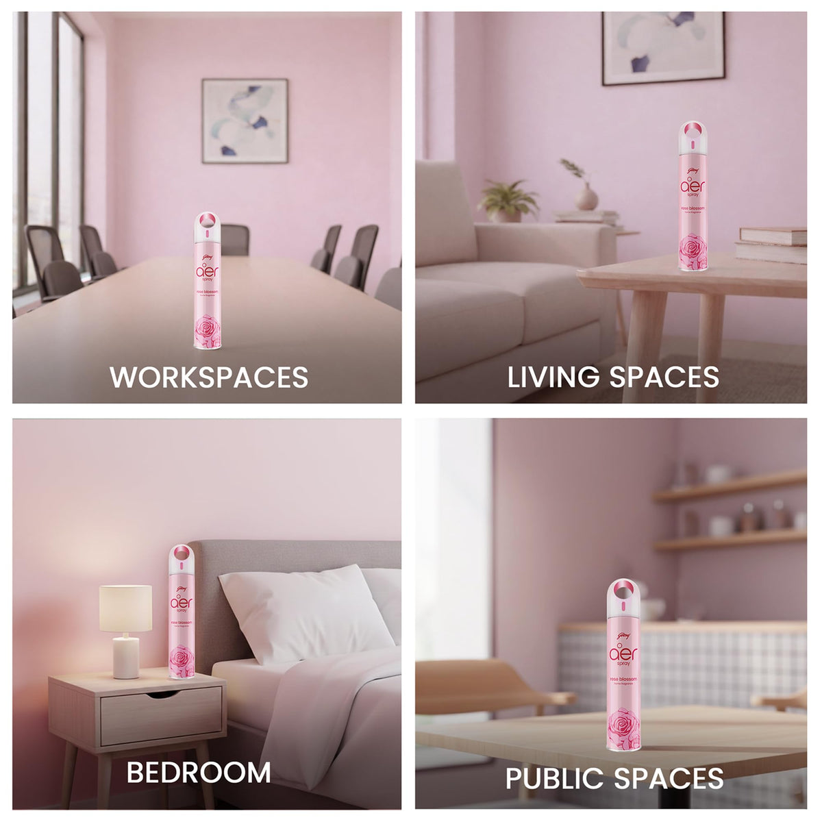 Godrej aer Spray | Room Freshener for Home & Office - Cool Aqua (180 ml)